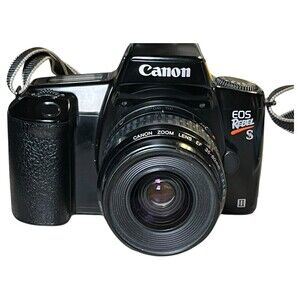 Vintage Canon EOS Rebel  II 35mm Film Camera w/35-80mm Zoom Lens
